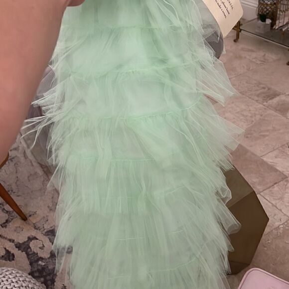 BHLDN mint green tulle ballerina skirt (hitertho) size 2 NWT - Picture 8 of 9